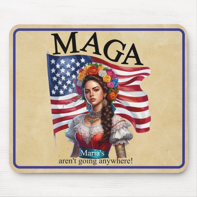 The Native American_ Mexican Heritage_Maria Mouse Mat (Front)