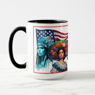 The Native American/Mexican Heritage_ Savage Mug