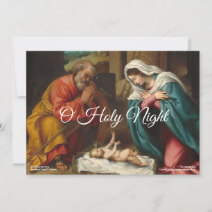 The Nativity 1523c   Blue Beach Song™ Holiday Card