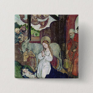 The Nativity 15 Cm Square Badge