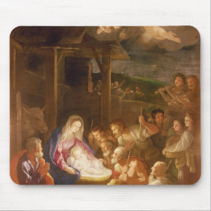 The Nativity at Night, 1640 Mouse Mat