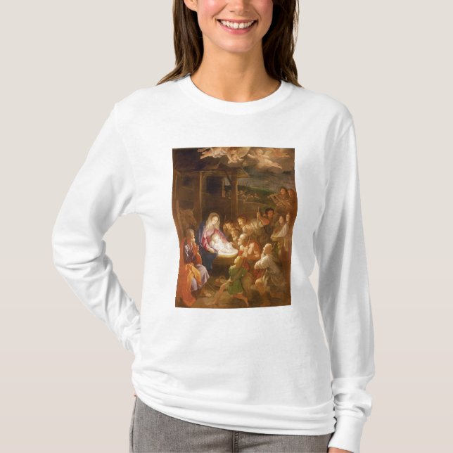 The Nativity at Night, 1640 T-Shirt (Front)