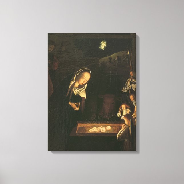 The Nativity at Night Canvas Print (Front)