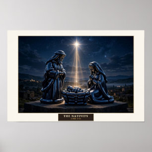 The Nativity — Balloon Sculpture Poster
