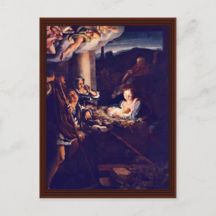 The Nativity By Correggio Postcard