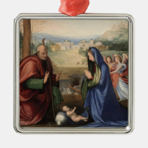 The Nativity by Fra Bartolommeo Metal Tree Decoration