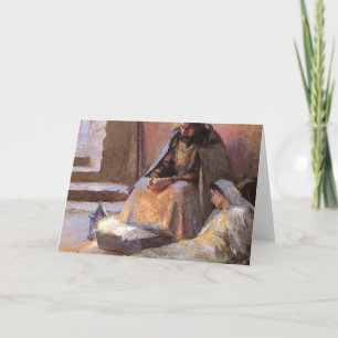 The Nativity By Gari Melchers Card