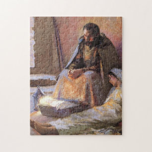 The Nativity By Gari Melchers Jigsaw Puzzle