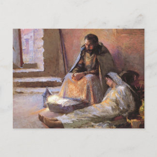 The Nativity By Gari Melchers Postcard
