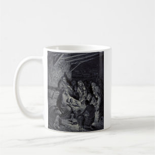 The Nativity by Gustave Doré Premium Victorian Ink Coffee Mug