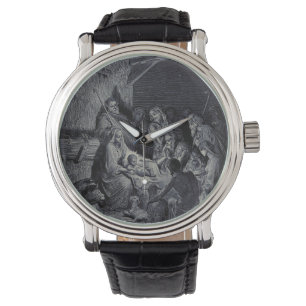 The Nativity by Gustave Doré Premium Victorian Ink Watch