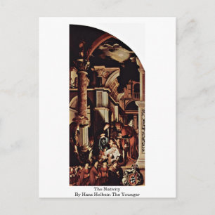 The Nativity By Hans Holbein The Younger Postcard