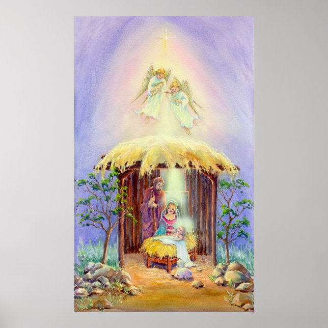 THE NATIVITY by SHARON SHARPE Poster (Front)