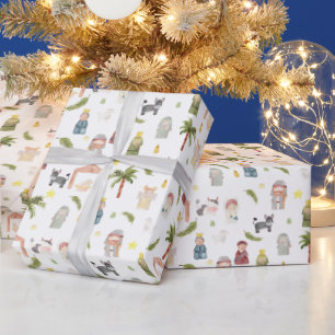 The Nativity Christmas holiday Wrapping Paper