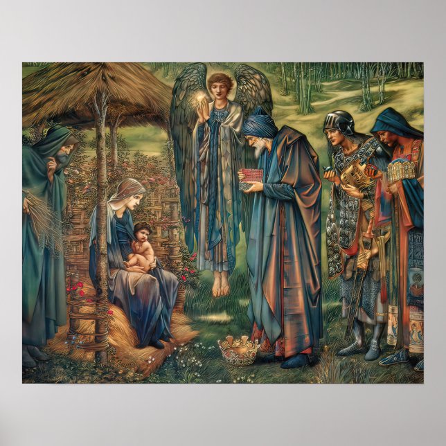 The Nativity Christmas Jesus Adoration Advent Jone Poster (Front)