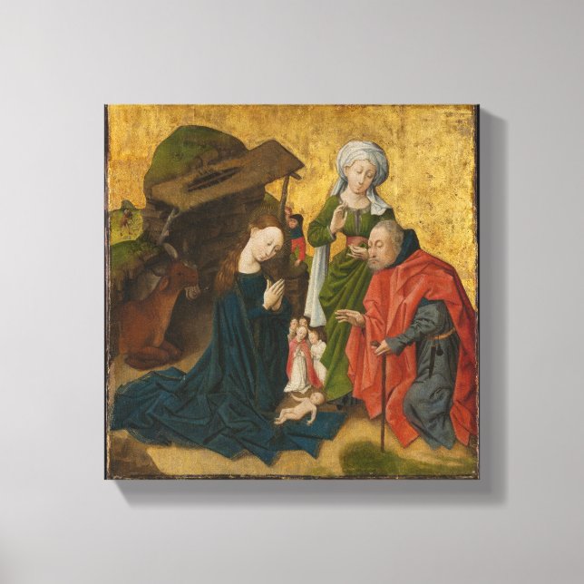 The Nativity, circa 1460 Canvas Print (Front)