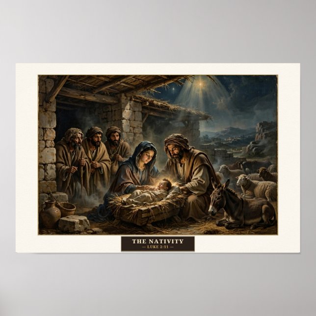 The Nativity — Da Vinci Style Poster (Front)