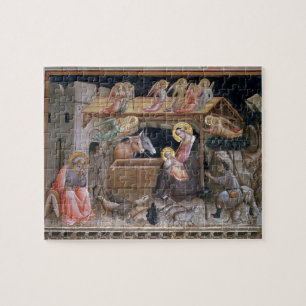 The Nativity, detail from The life of the Virgin a Jigsaw Puzzle