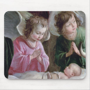 The Nativity, from the Buxtehude Altar, 1400-10 Mouse Mat