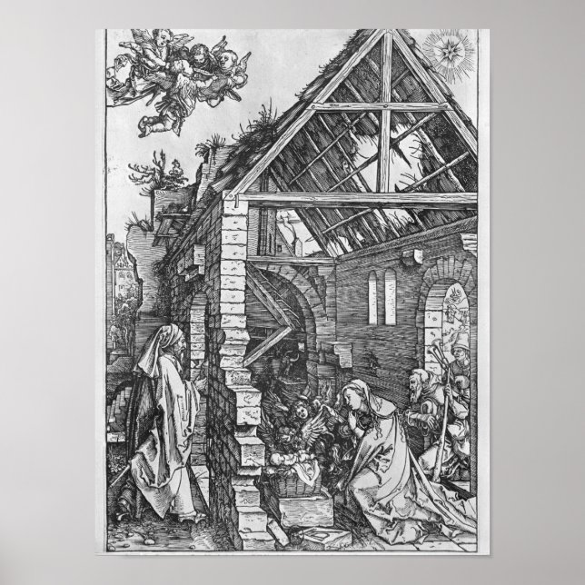 The Nativity, from the 'Life of the Virgin' Poster (Front)