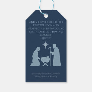 The Nativity Gift Tag– Birth of Jesus  Gift Tags