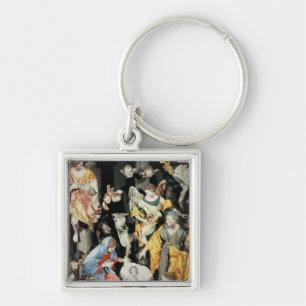 The Nativity, made in Naples Key Ring