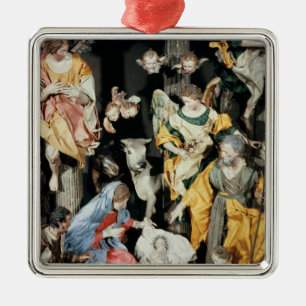 The Nativity, made in Naples Metal Tree Decoration