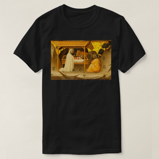 The Nativity Merry Christmas T-Shirt (Design Front)