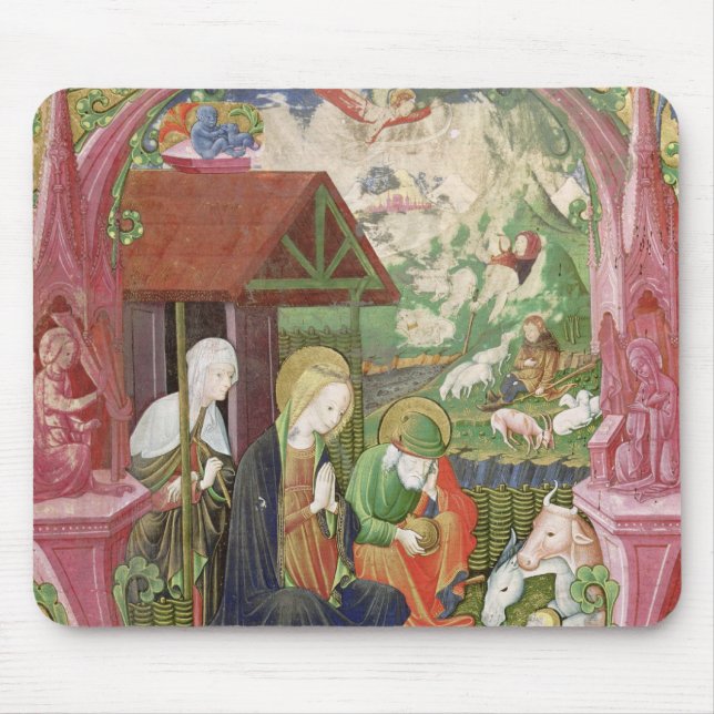 The Nativity, Northern Italian School Mouse Mat (Front)