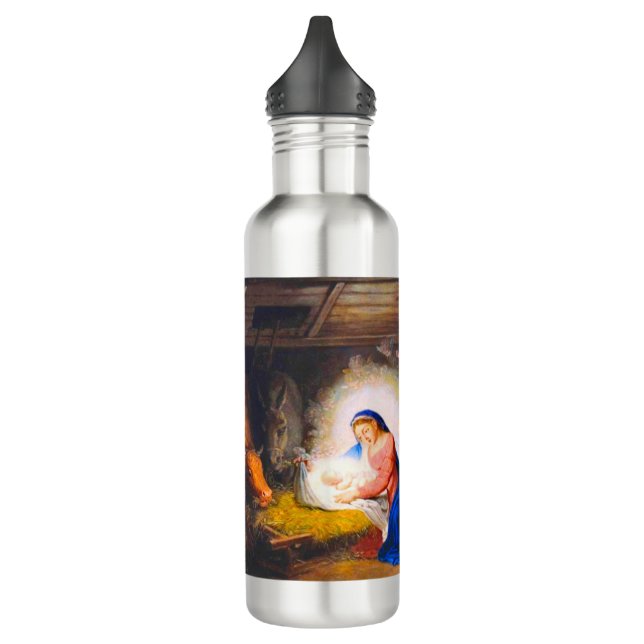 The Nativity of Christ 710 Ml Water Bottle (Left)