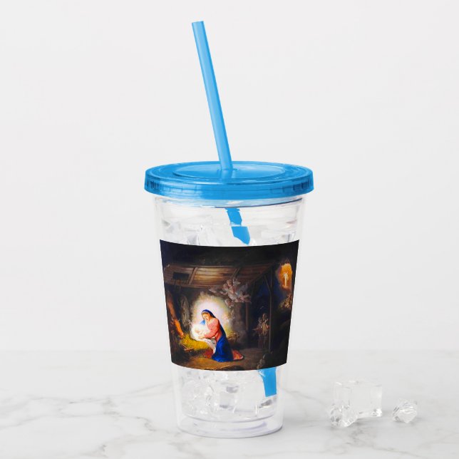 The Nativity of Christ Acrylic Tumbler (Front Ice)