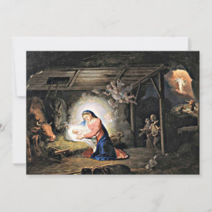 The Nativity of Christ by Vladimir Borovikovsky, Card