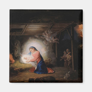 The Nativity of Christ (by Vladimir Borovikovsky) Magnet