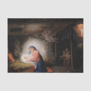 The Nativity of Christ (by Vladimir Borovikovsky) Tissue Paper