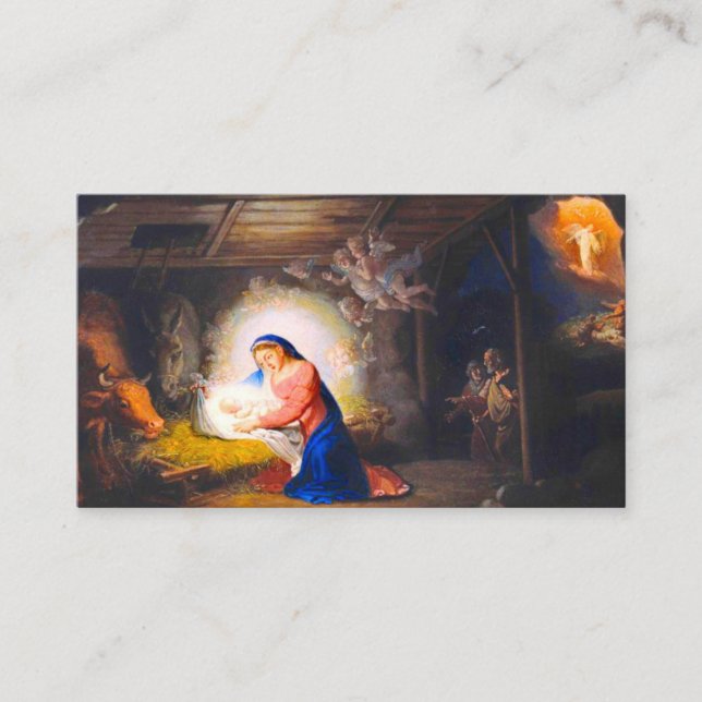 The Nativity of Christ Enclosure Card (Front)