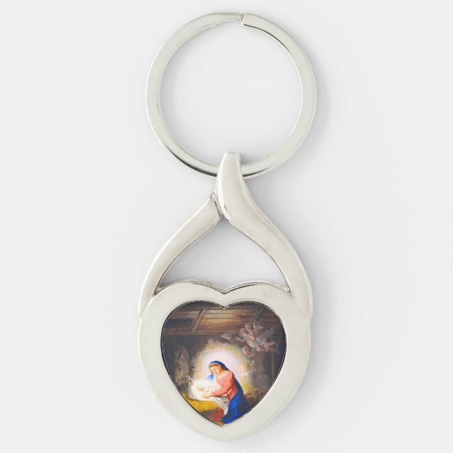 The Nativity of Christ Key Ring (Front)