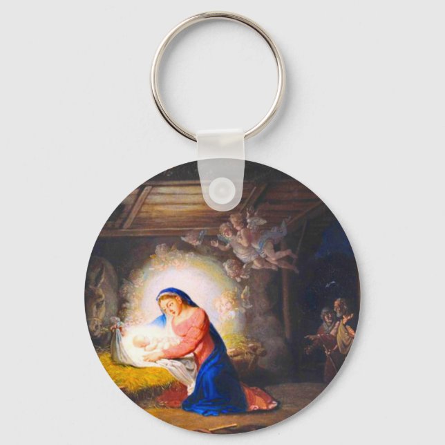 The Nativity of Christ Key Ring (Front)