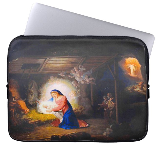 The Nativity of Christ Laptop Sleeve (Front)
