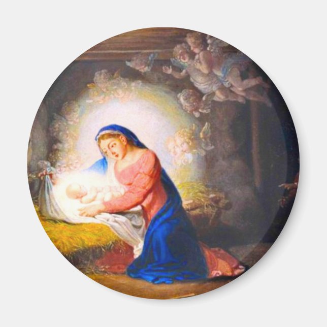 The Nativity of Christ Magnet (Front)