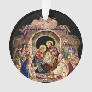 The Nativity of Jesus Acrylic Ornament