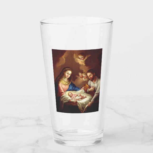 The Nativity of Jesus Christ  Glass (Front)