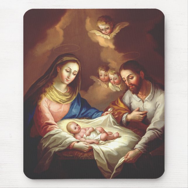 The Nativity of Jesus Christ  Mouse Mat (Front)