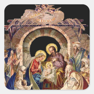 The Nativity of Jesus Sticker - 2