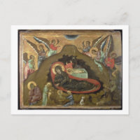 The Nativity, (oil on panel)