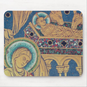 The Nativity, panel from the The Verduner Mouse Mat