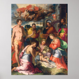 The Nativity - Perino del Vaga Fine Art Poster