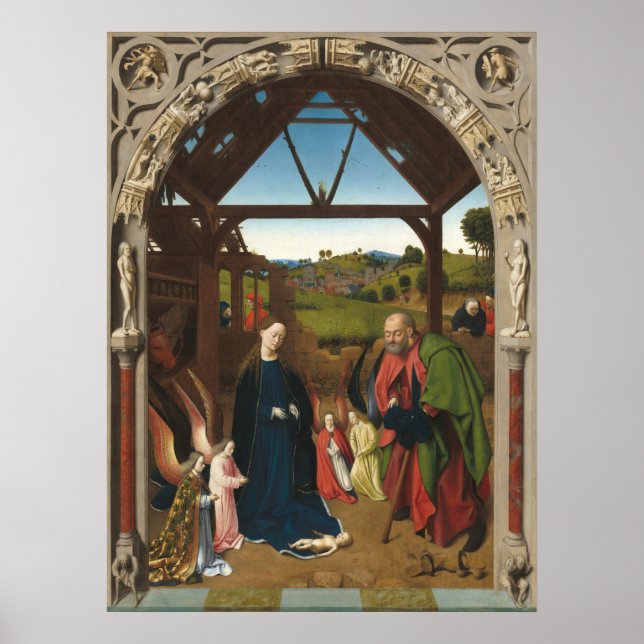 The Nativity - Petrus Christus Fine Art Poster (Front)