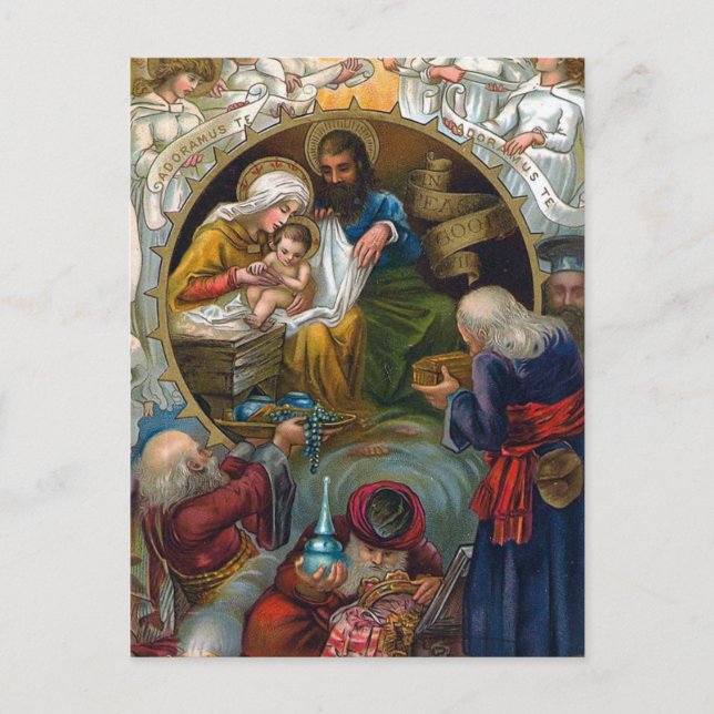 "The Nativity" Postcard (Front)