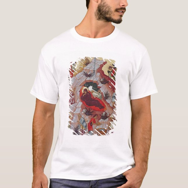 The Nativity, Russian icon, 16th century T-Shirt (Front)