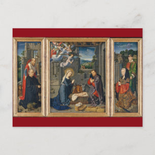 The Nativity Scene Beautiful Religious Christmas Postcard